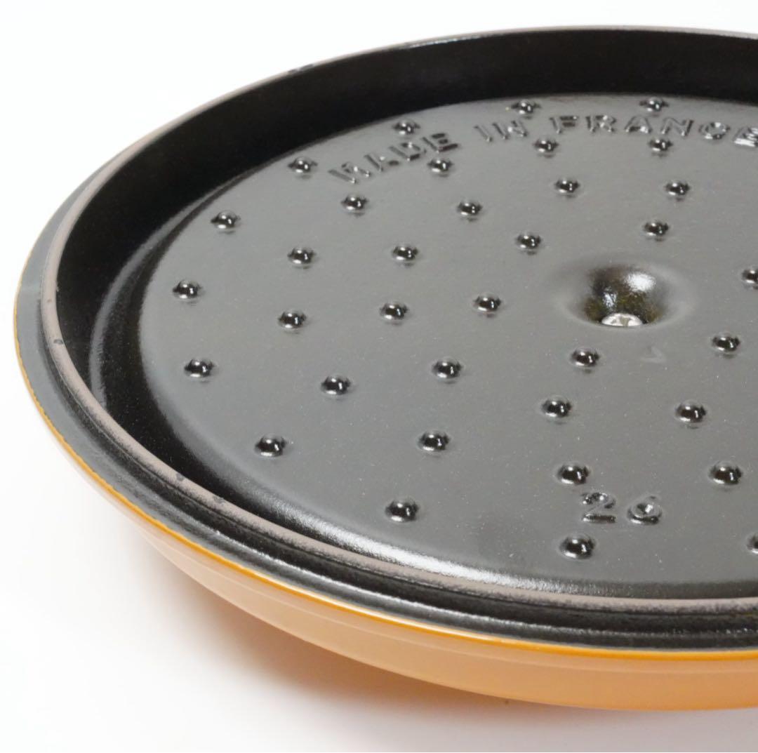 【新品】ストウブ staub ピコココット ラウンド 26cm マスタード