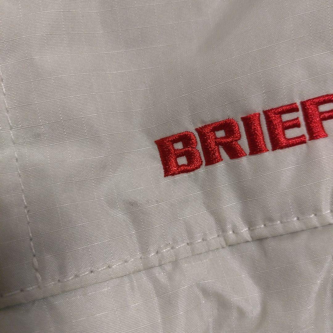 BRIEFING　カートトートバック　大容量 ホワイト☓ネイビー(内側グレー)