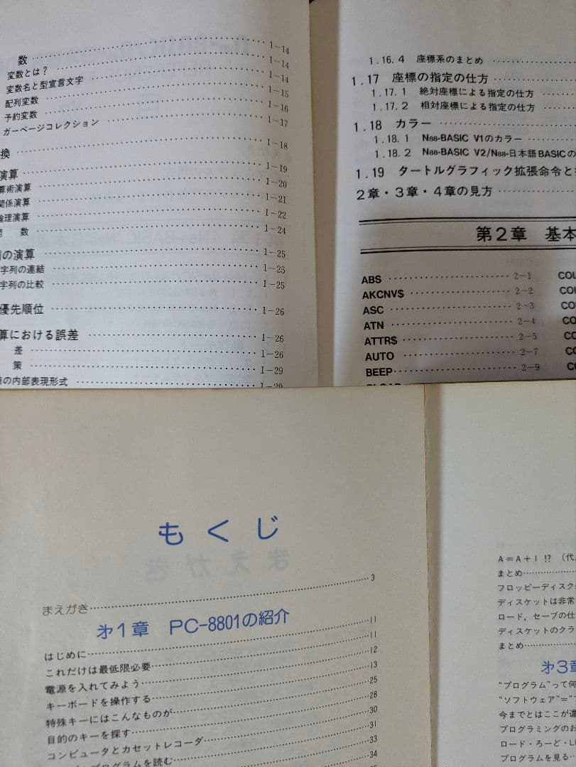 NEC PC-8801 本体 取扱説明書付き