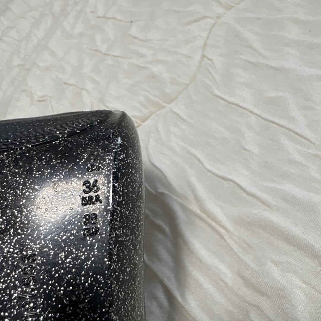 Vivienne Westwood Melissa サンダル ブラックグリッター