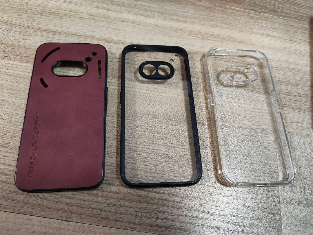 Nothing Phone （2a）ミルク 国内版　ケース×3，ガラスフィルム付