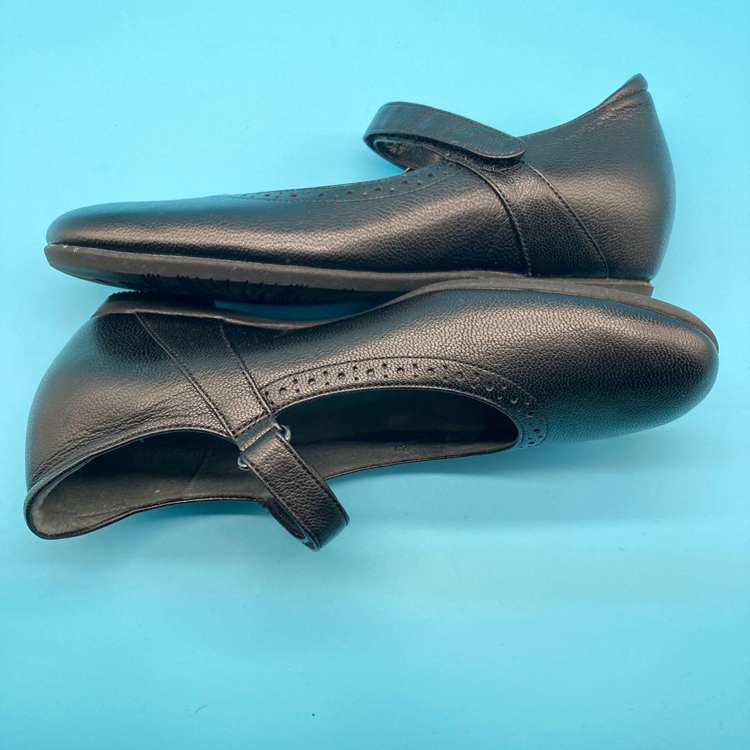 【美品】ペダラpedala ASICS 22.0.cm パンプスメリージェーン黒