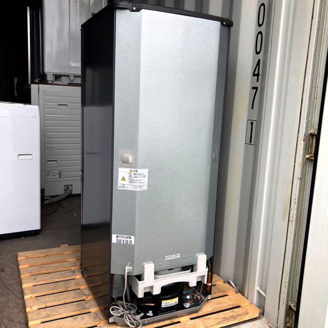 553取付無料！三菱低温ケース搭載マットチャコールグレーおしゃれ冷蔵庫！洗濯機