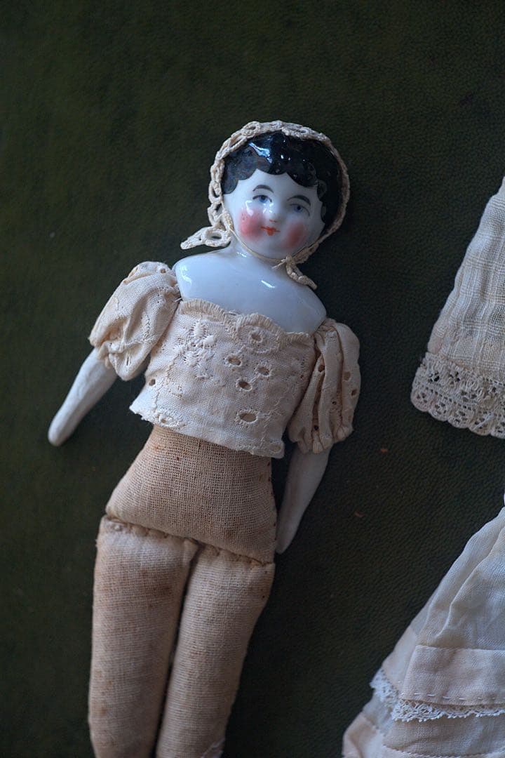 ネ*ネ様 アンティーク チャイナヘッドドール ビスクドール ミニチュア
