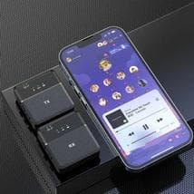 2IN1セットワイヤレスピンマイクレシーバー付プロフェッショナルハイレゾ対応