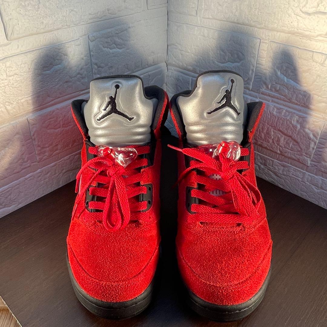 ナイキ　エアジョーダン5レトロ/NIKE25cm極美品/訳ありリカラー