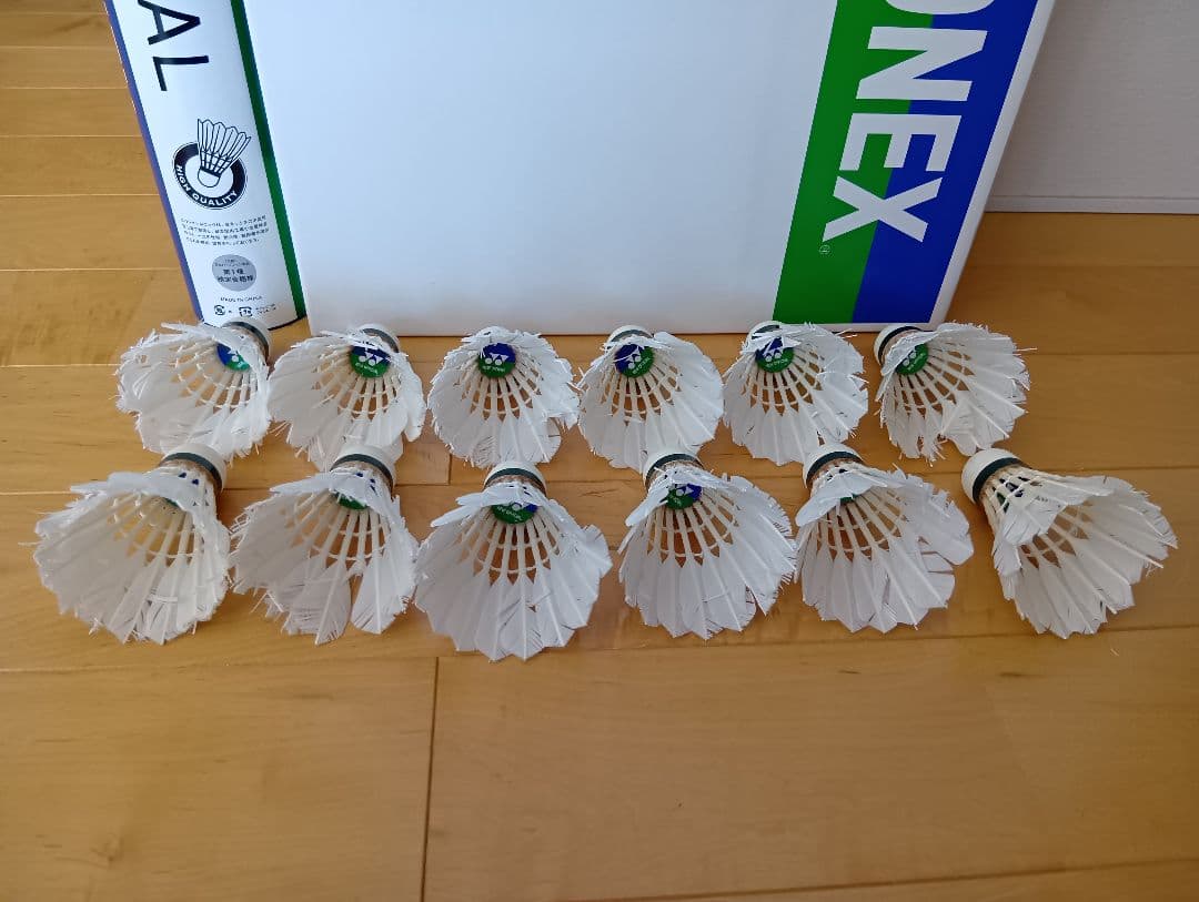 中古　ヨネックス　ニューオフィシャル　バドミントンシャトル　10ダース