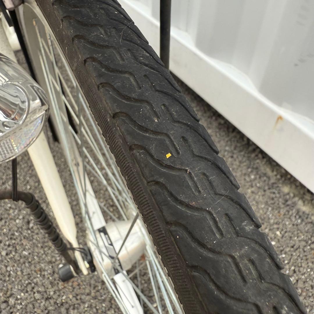 【都内/千葉引取】ママチャリ26インチ自転車 カゴ/鍵/6段変速/オートライト付