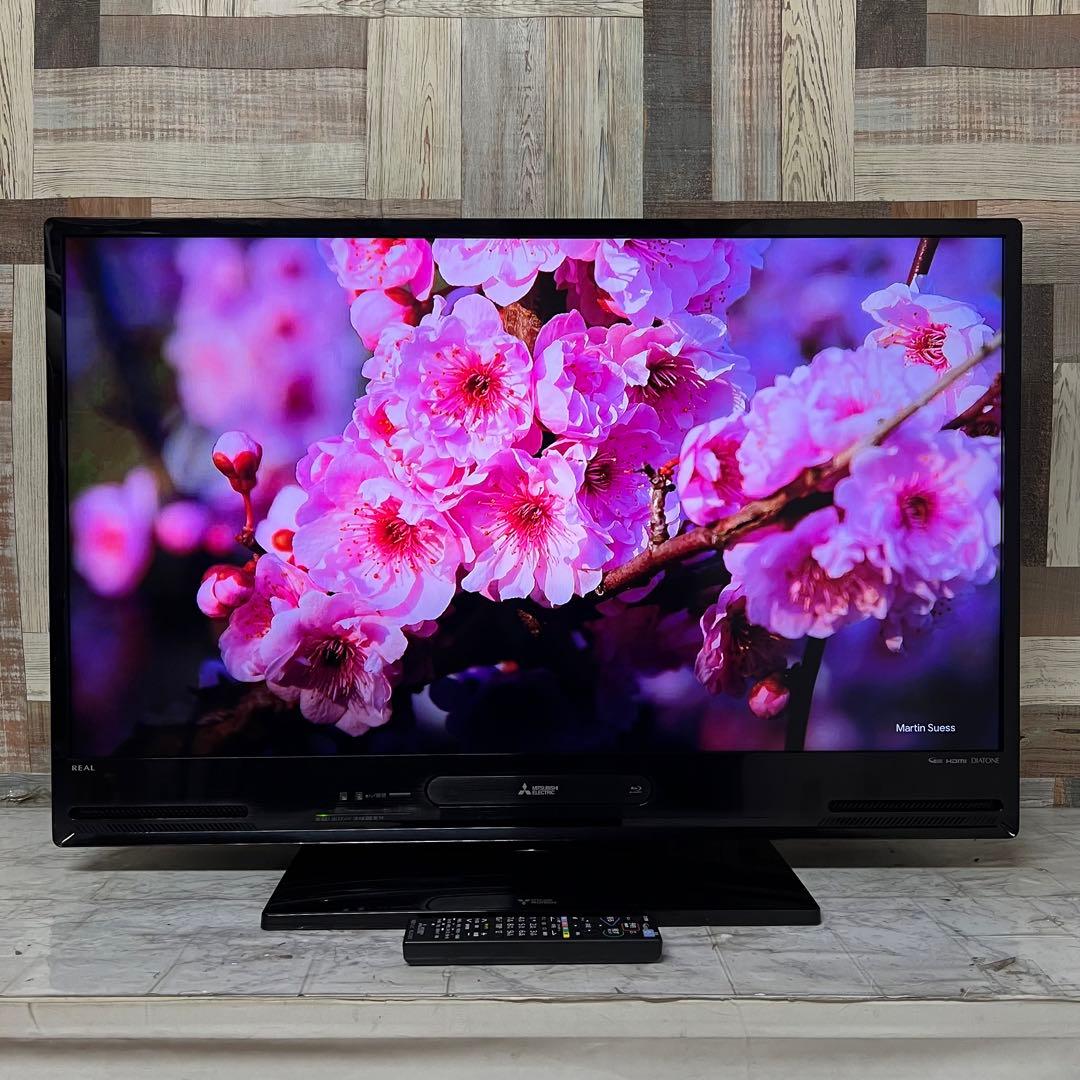 即日受渡❣️全国送料込三菱40型HDD&Blu-ray録画機能内蔵ダビング可能TV