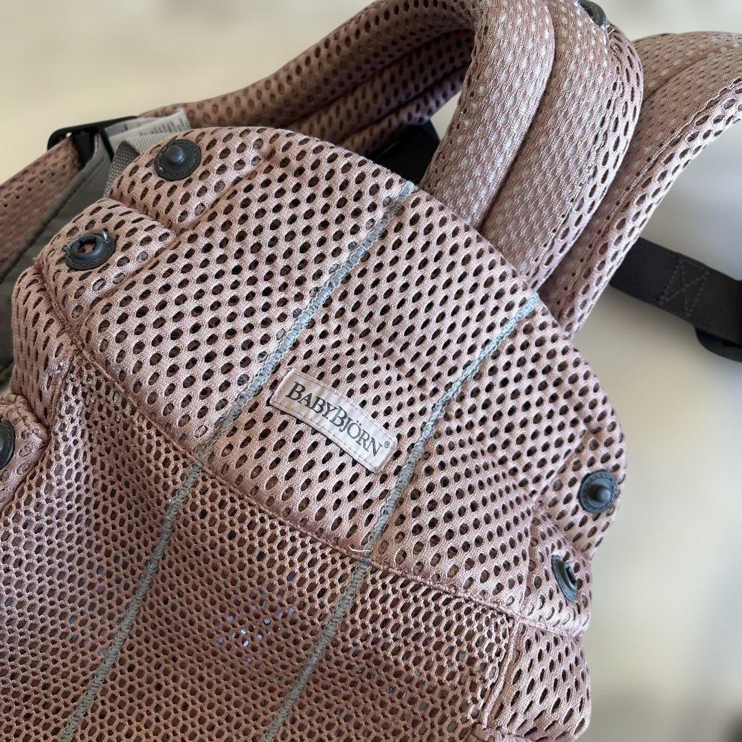 取扱説明書付き・箱付きベビービョルンダスティピンクキャリアおまけ付きスター柄