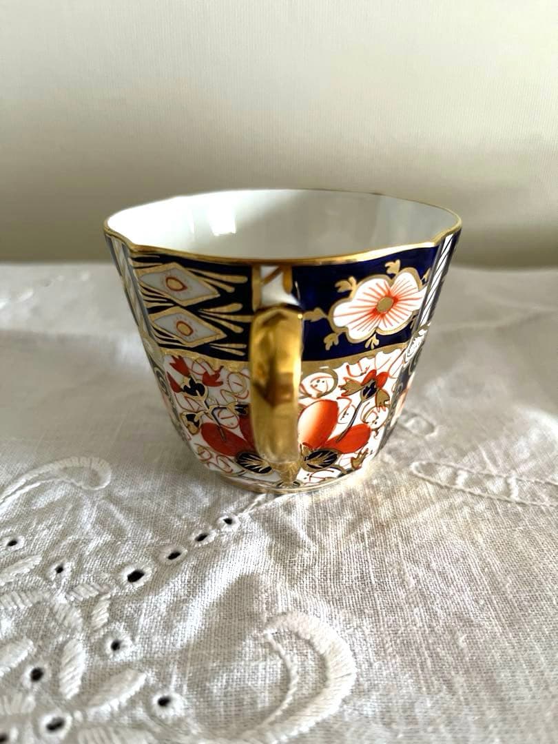 ロイヤルクラウンダービーオールド伊万里アンティークトリオ