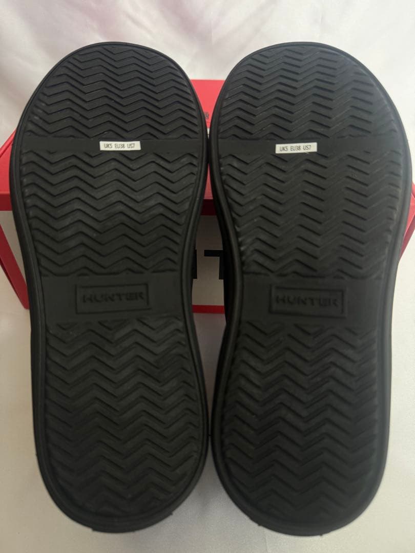 HUNTER ハンター インアウト パファー ニッテッド カフブーツ