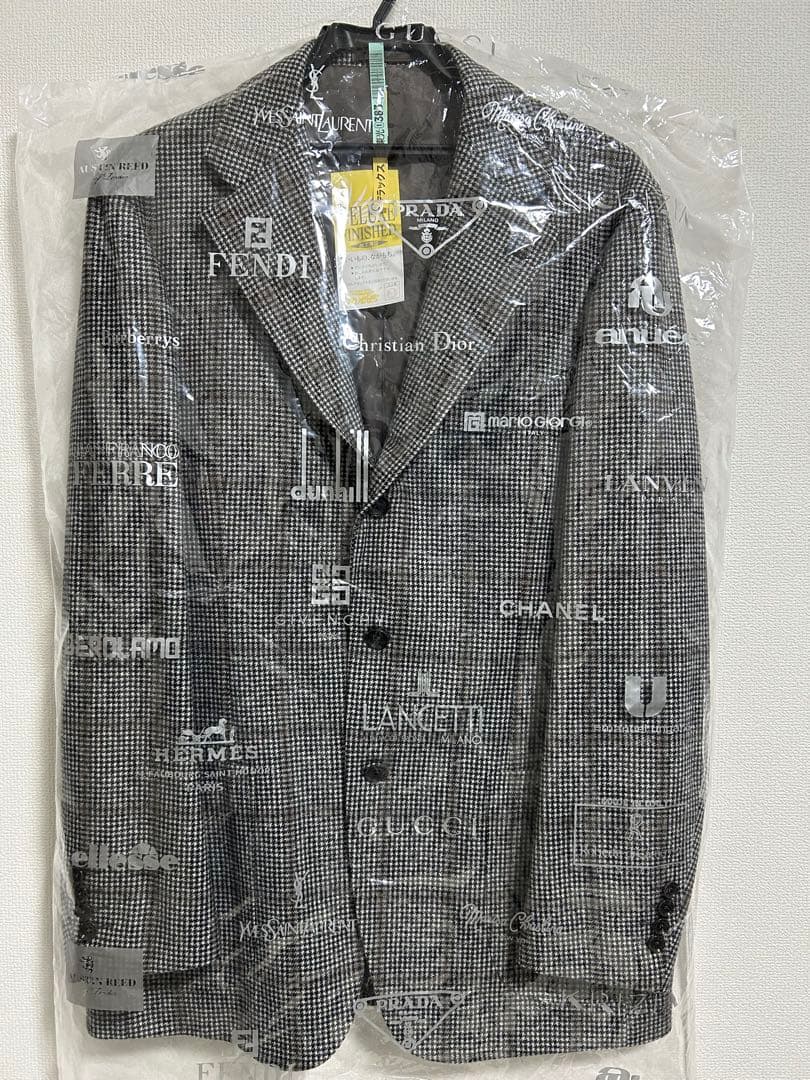 美品　RING JACKET　テーラード　ウール　ジャケット　千鳥格子　52