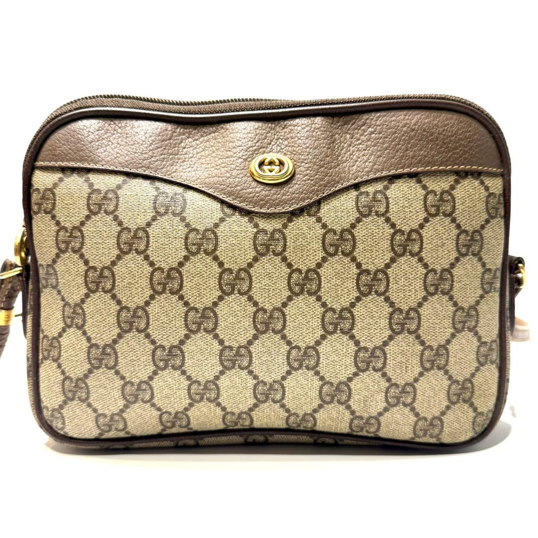 美品 GUCCI グッチ 2way GGスプリーム ショルダーバッグ ポーチ