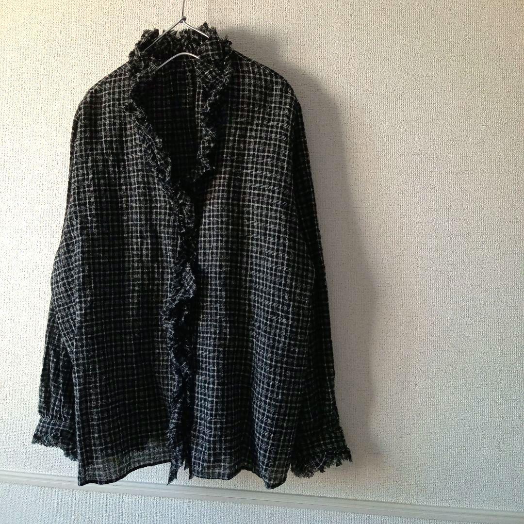 journal standard luxe リファイン フリルブラウス