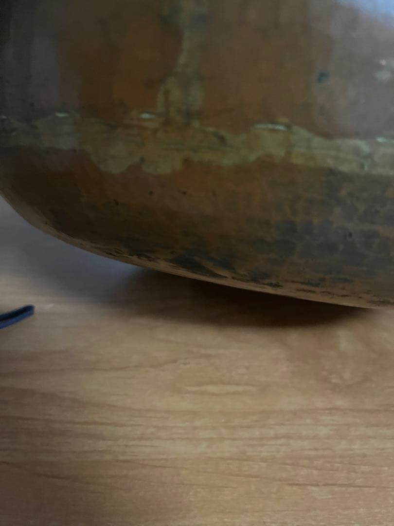 銅鍋　銅製鍋　製菓どうぐ　業務用銅鍋　カスタードクリーム　両手鍋