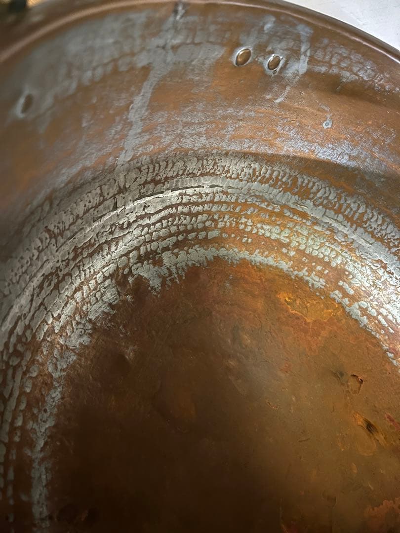 銅鍋　銅製鍋　製菓どうぐ　業務用銅鍋　カスタードクリーム　両手鍋