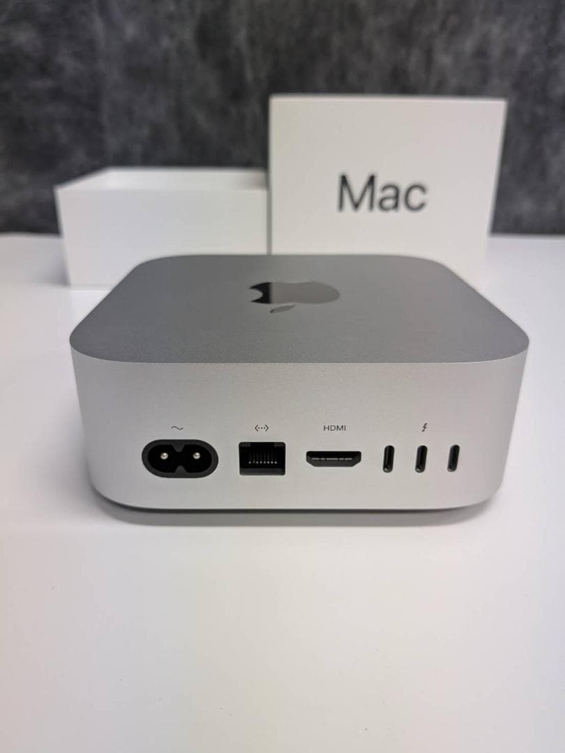 ほぼ新品 Mac mini M4 16GB 256GB SSD 保証有