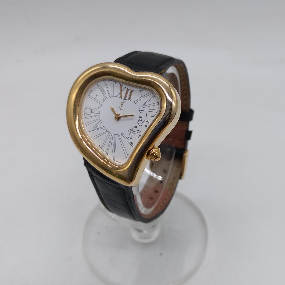 イヴサンローラン　レディース腕時計　ヴィンテージ　ハート型