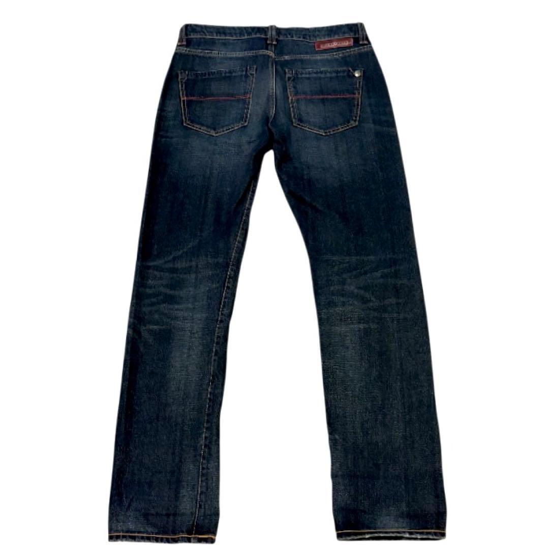 Tramarossa トラマロッサ デニム32濃紺 ボタンフライ イタリア赤ミミ