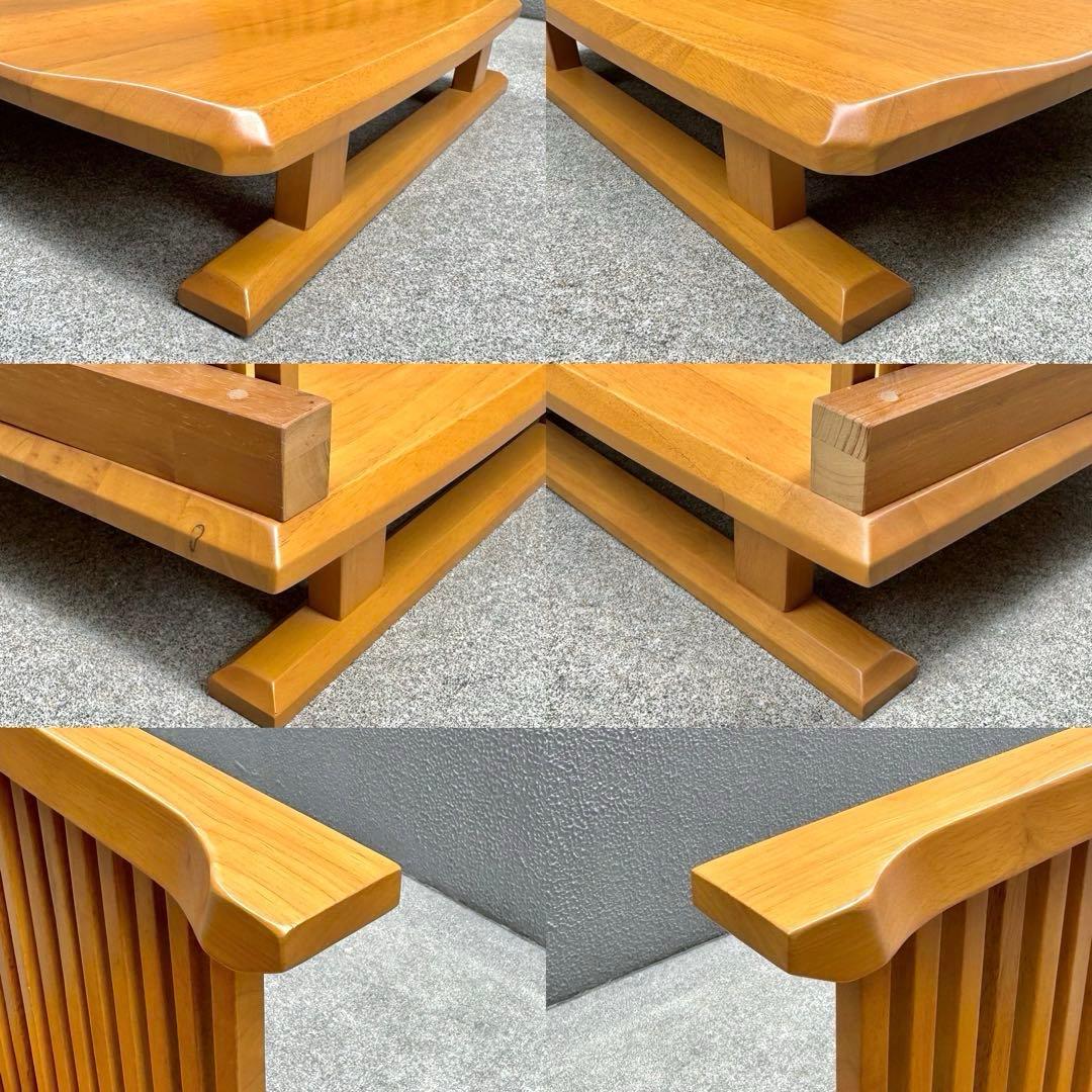 2脚セット✴︎座椅子 ローチェア イス 天然木 高齢者 あぐら 低座椅子