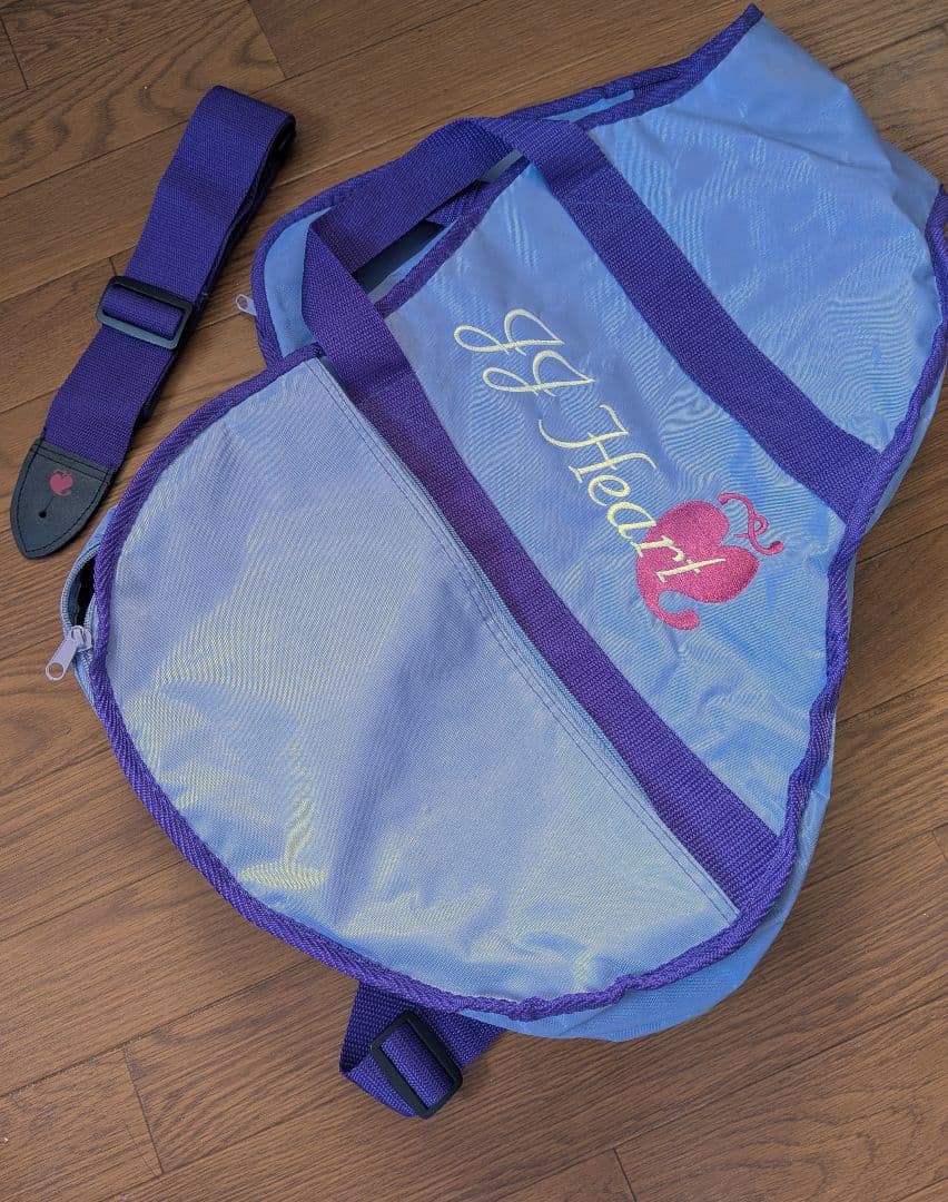 美品 JJ Heart アコースティックギター Pink ケース付き