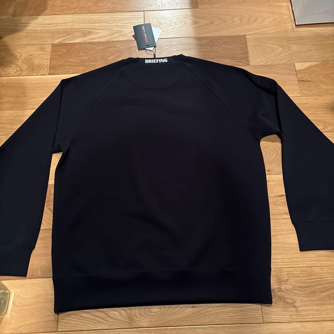 ニャンゴウ　BRIEFING ストレッチミニ3Dロゴクルーネックスウェット