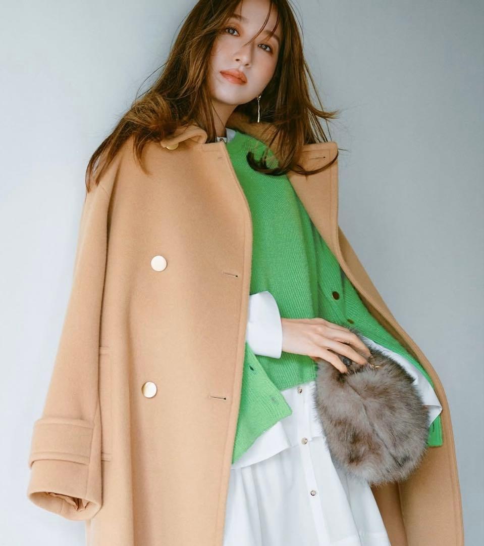 JUSGLITTY スタンダードPコート　キャメル　1 ハンガーおまけ♡