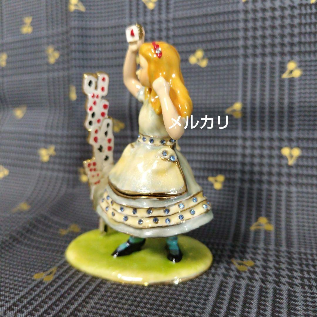 [未使用品] 不思議の国のアリス✥エナメルボックス✥ペンダント付き✥英国製