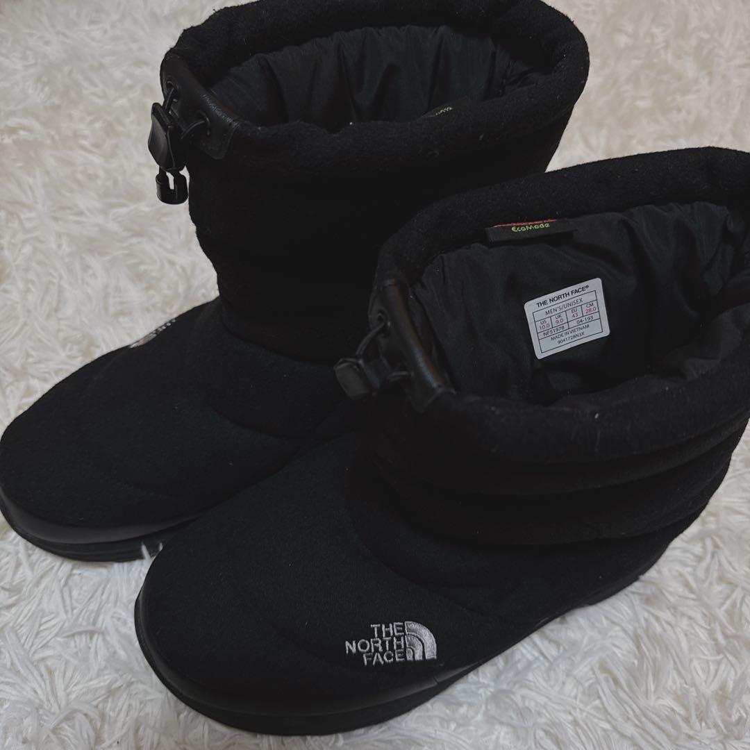 美品 THE NORTH FACE ヌプシ ブーティ ウールV 防寒ブーツ 黒
