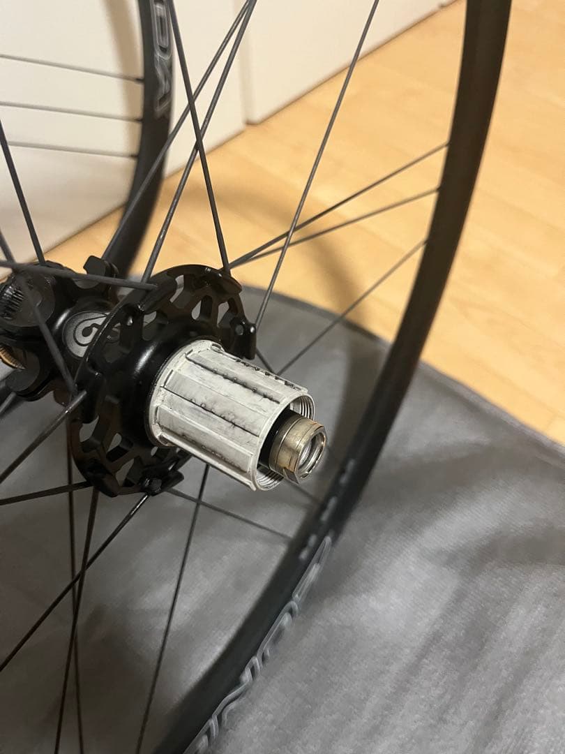 【値下げ】美品 カンパニョーロ ZONDA DB ディスク ホイール 前後セット