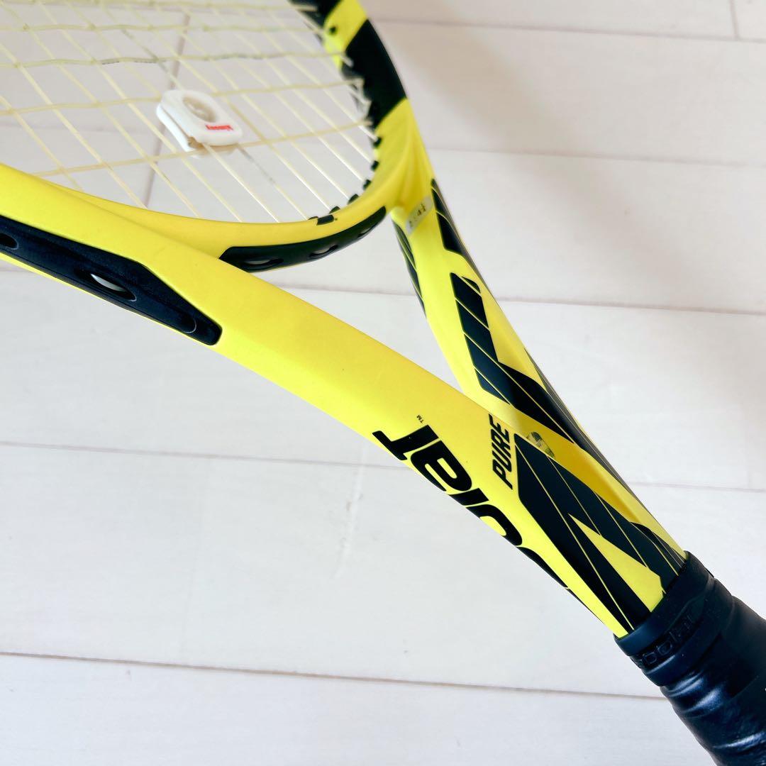 【美品】バボラ PURE AERO Team 2019 G2 Babolat