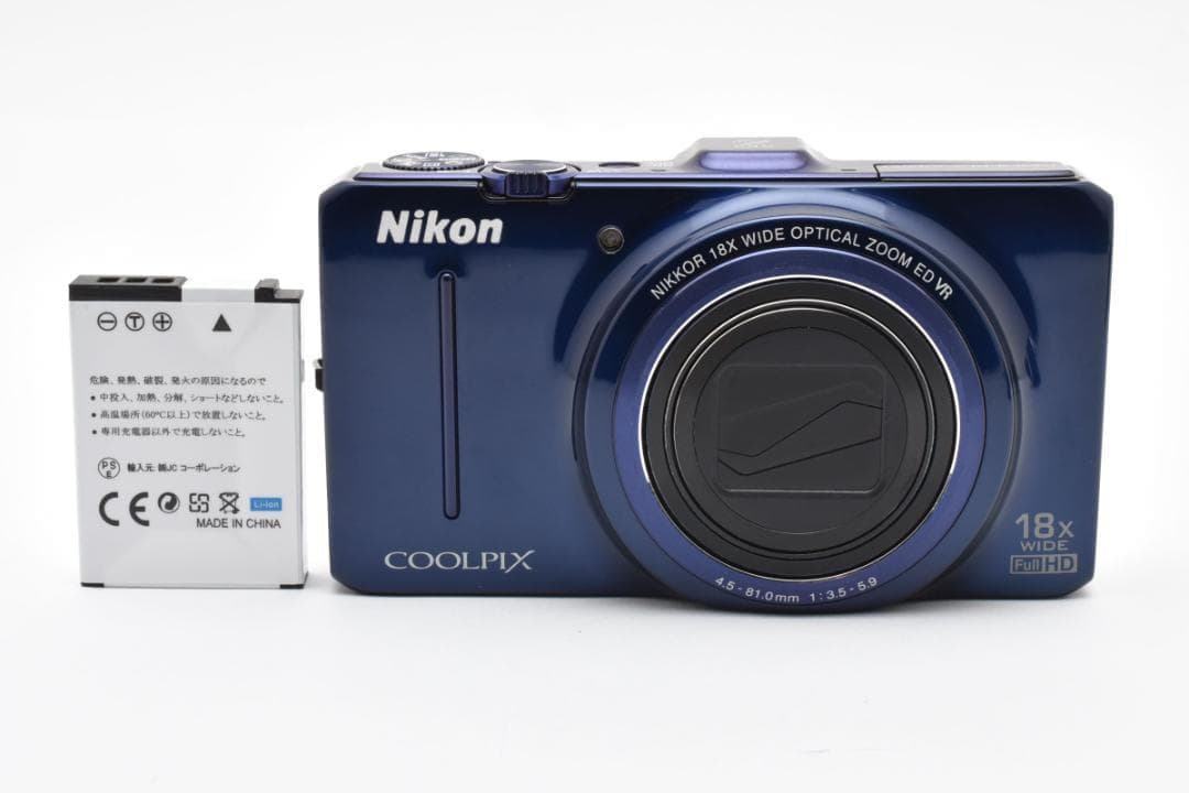 訳あり特価 Nikon COOLPIX S9300 ネイビー デジタルカメラ