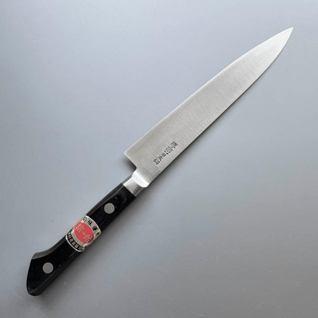 堺宗一作 ペティナイフ 15cm 日本鋼 未使用