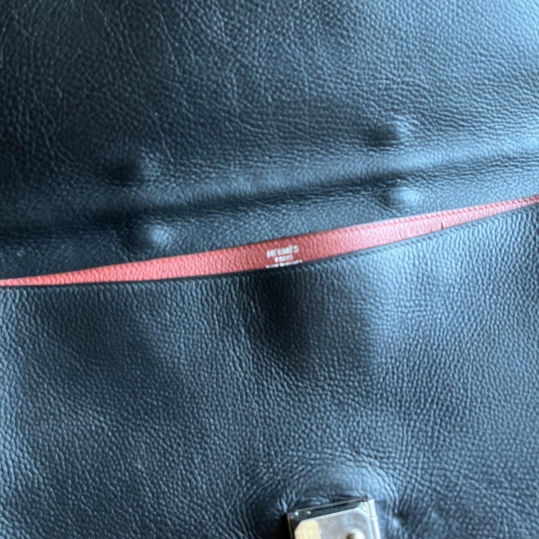 最終値下げ、HERMES サックアデペッシュ ビジネスバッグ