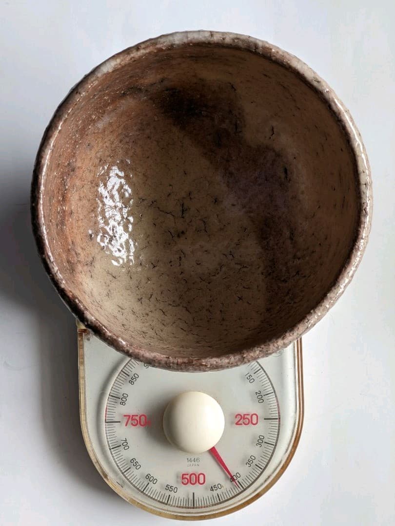 ♦萩焼 鬼萩 割り高台 抹茶碗 茶道具 アンティーク 骨董品 コレクション