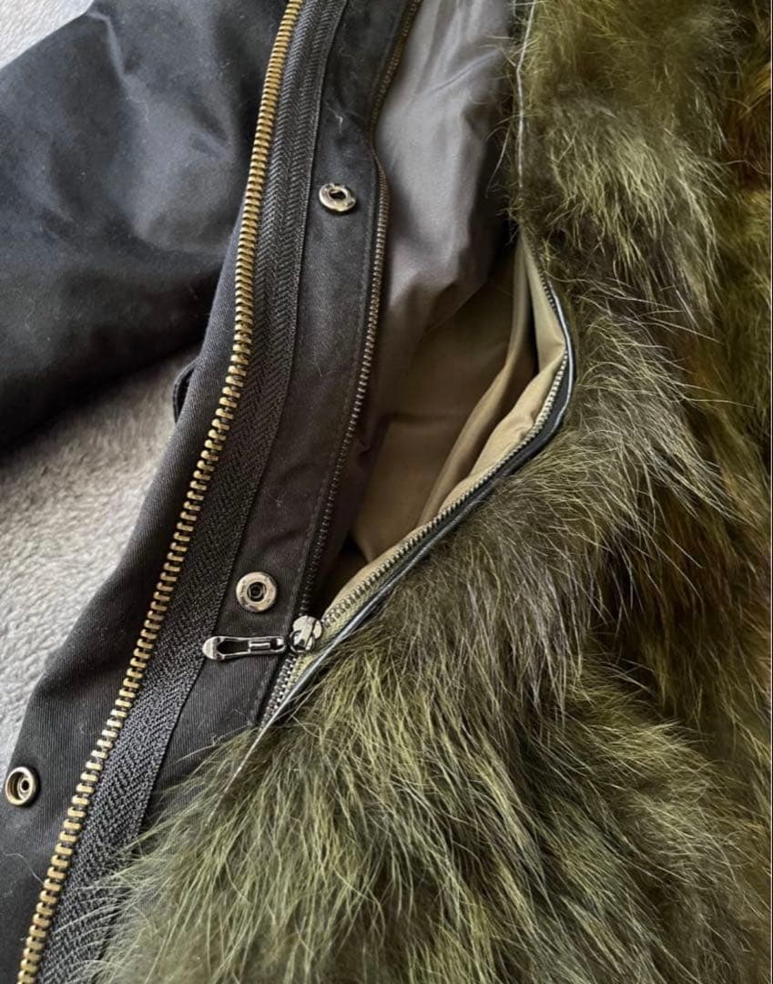 【激レア】 Maomaokong ボリュームファーフード付きモッズコート