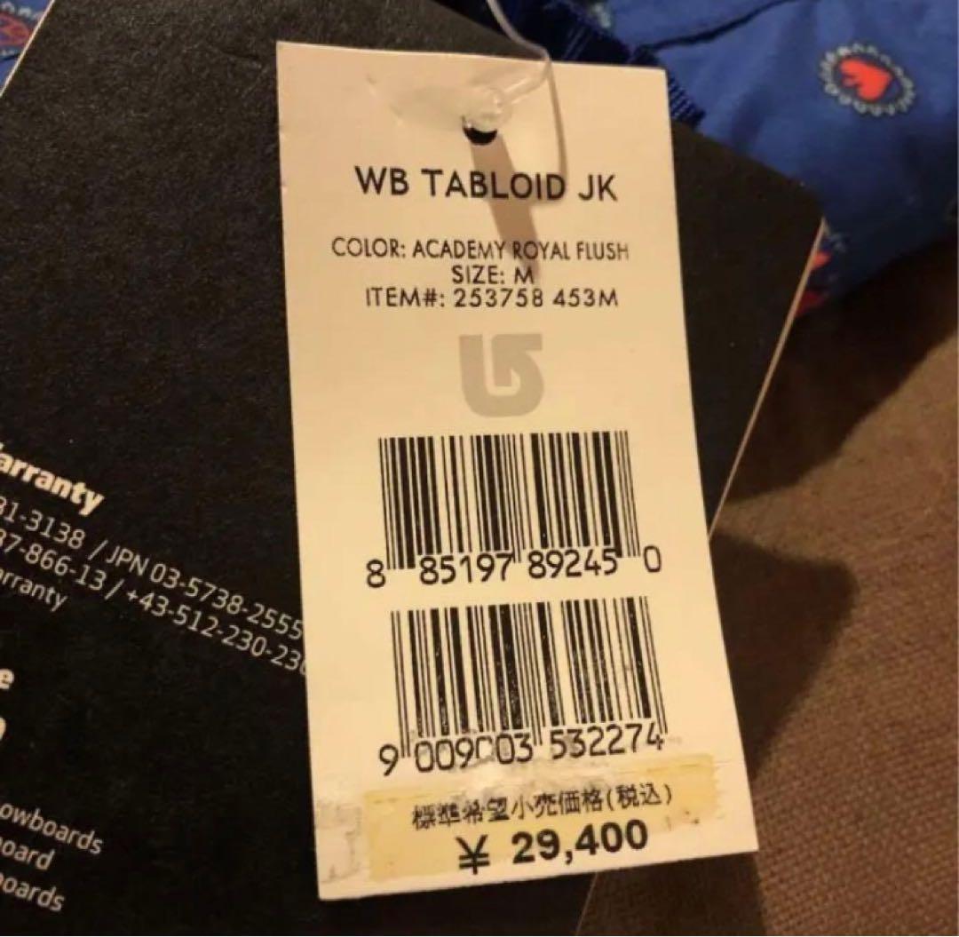 【新品未使用】Mサイズ BURTON バートン TABLOID JACKET