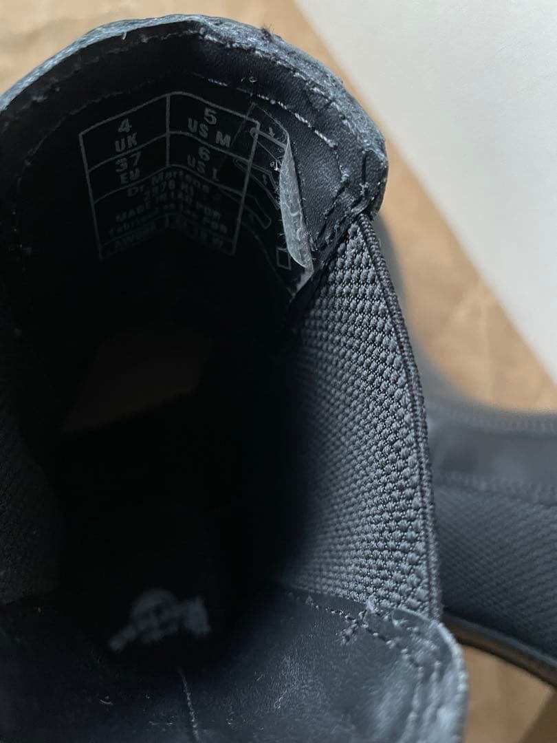 Dr. Martens ドクターマーチン　ブラック サイドゴアブーツ　レディース