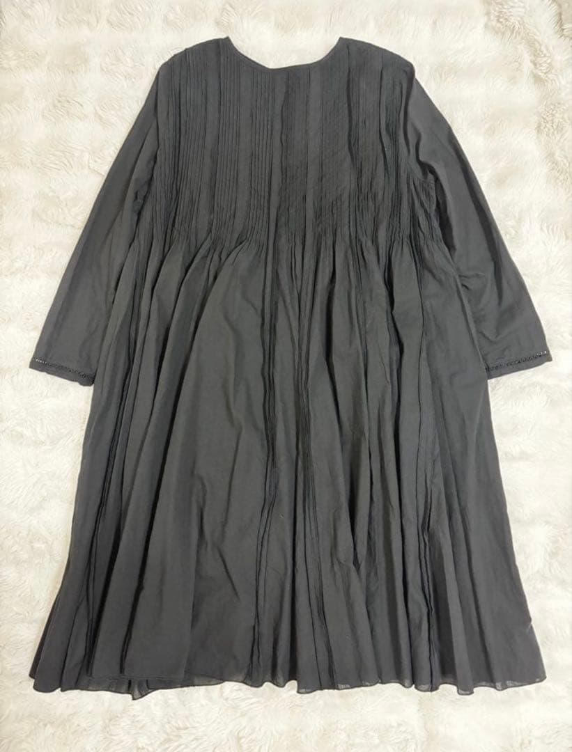 ワンピース laubeblanc Pin-tuck Lace Mini Dress