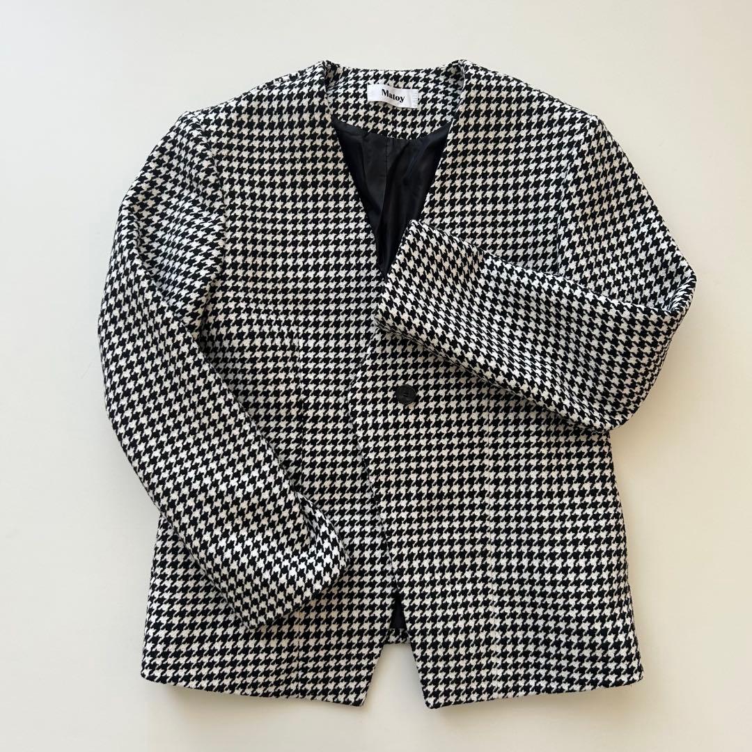 ▫️Matoy｜千鳥柄ジャケット