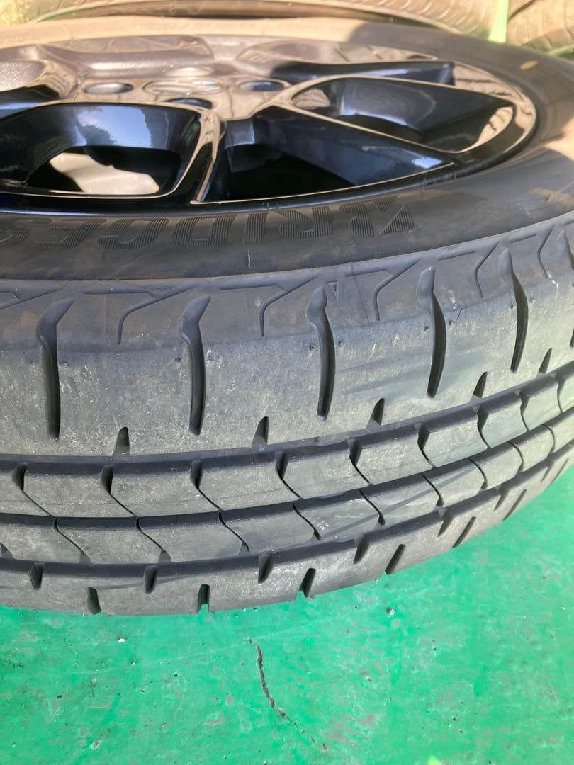 クロスビー　16インチ夏タイヤ　ブリヂストンNEWNOブラックホイールセット