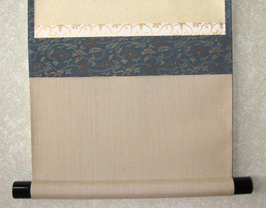 【真筆】茶掛け　瀧 直下三千丈◆大徳寺派 玉瀧寺 戸上明道　共箱・タトウ箱付