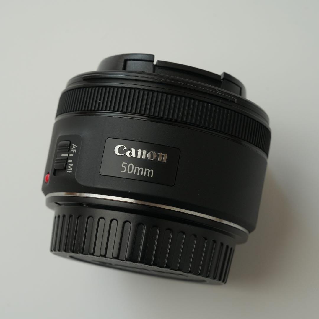 Canon EF50mm F1.8 STM 単焦点レンズ　純正フード付き