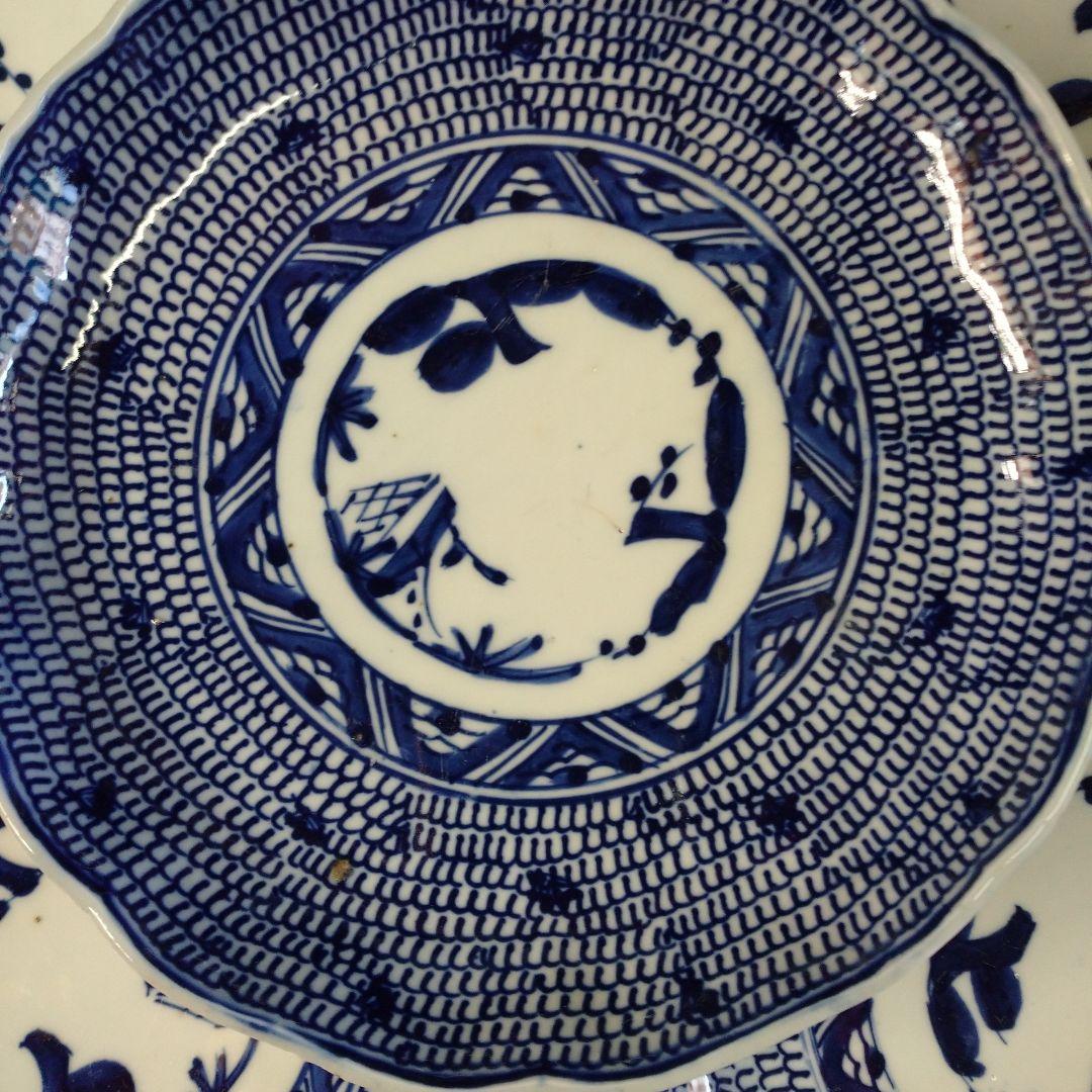 古道具 和食器 春寒皿セット