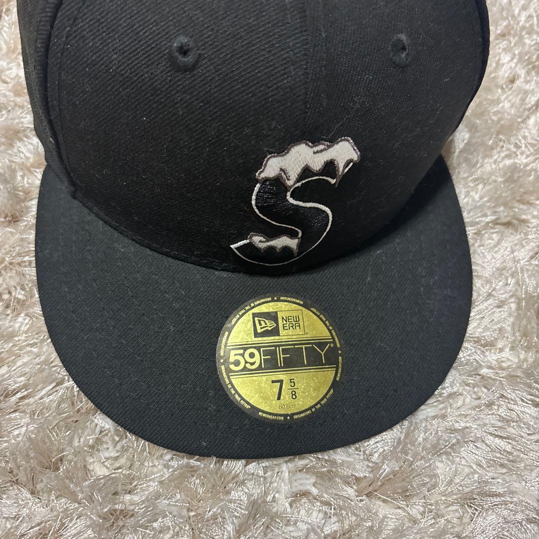 Supreme ブラック キャップ 7 5/8