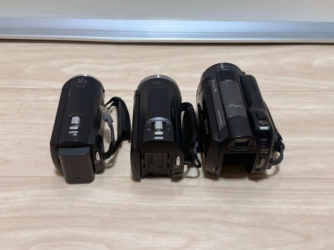 SONY ビデオカメラ 本体 HDR-CX675、HDR-XR500 ジャンク