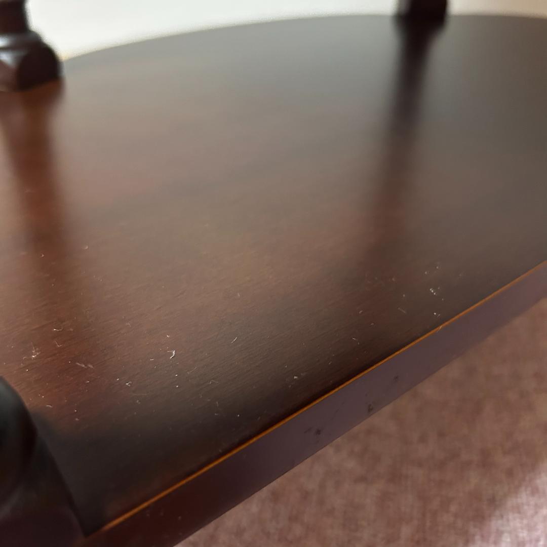 LA CASE　ラカーサ　木製　オーバル型　コンソールテーブル　引き出し付き