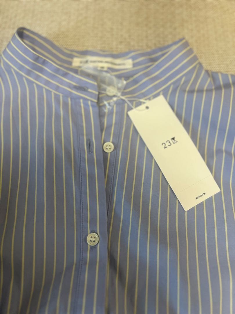 23区新品未使用洗えるCANCLINI ギャザー フレア ブラウスサイズ38