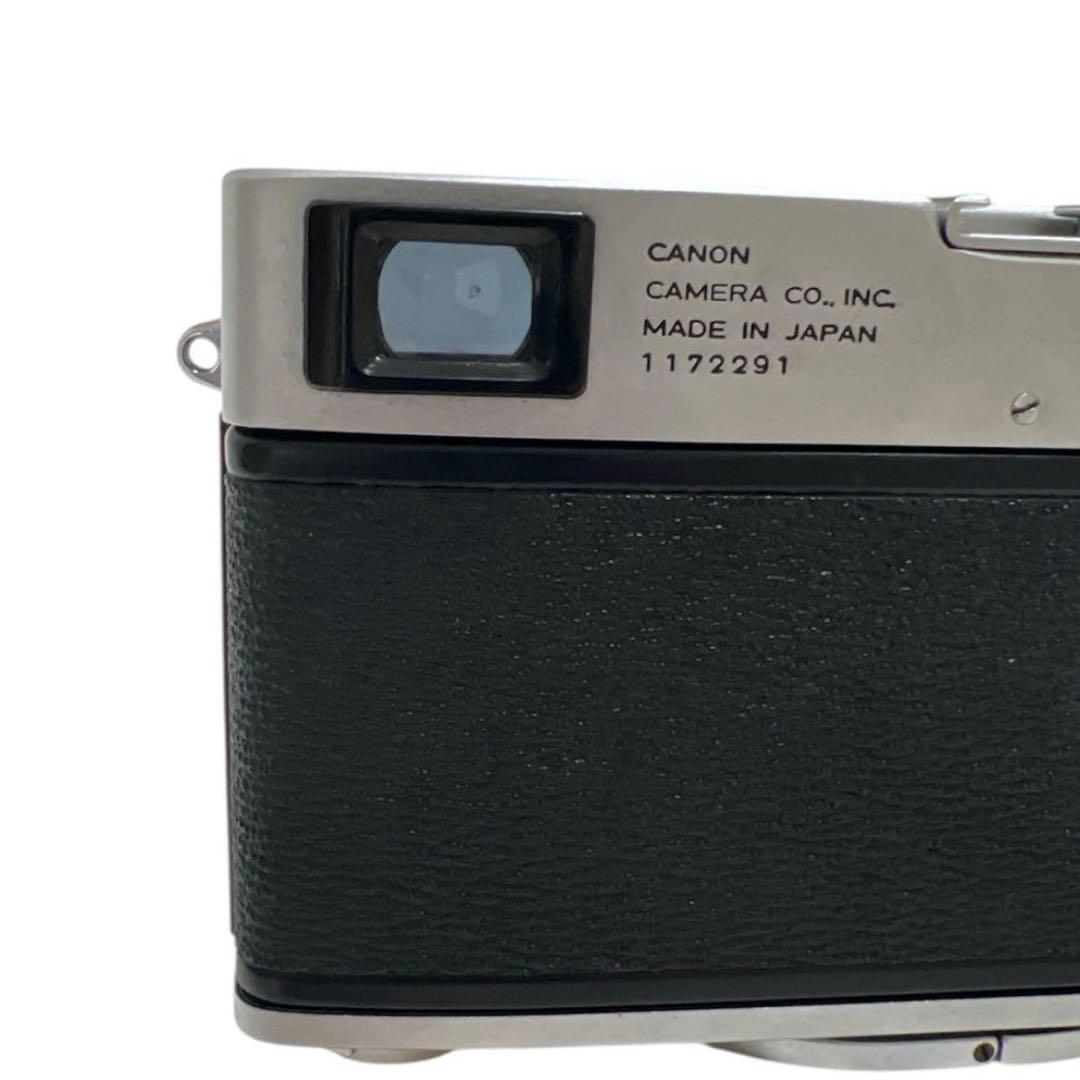 【美品】Canon 初代Canonet 後期型 レンジファインダーカメラ レトロ